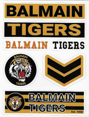 cykel Overskrift Diskutere Balmain Tigers NRL merchandise - One Little Footy Fan